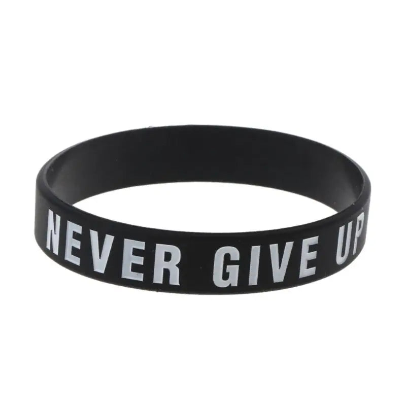 Never Give Up Motivational Bracelets