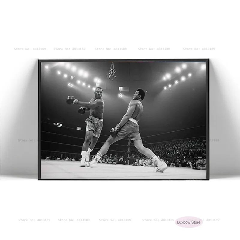 Muhammad Ali Inspirational Boxing Legend Canvas Art Poster
