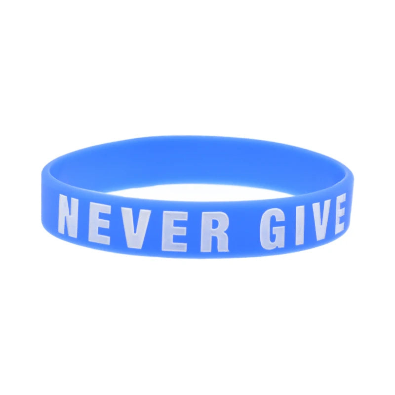 Never Give Up Silicone Bracelet