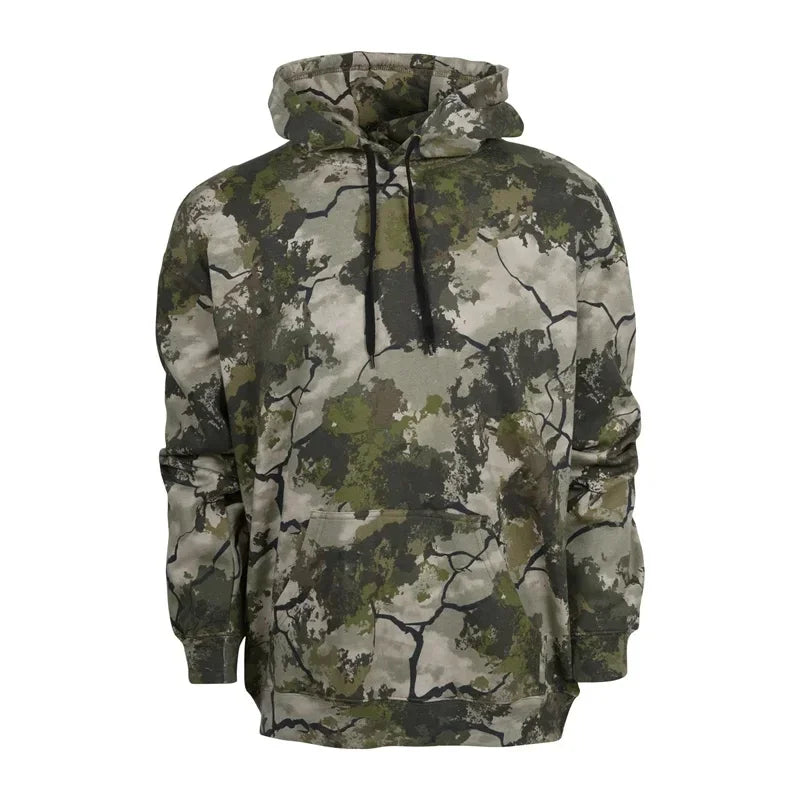 Deer Hunting Camo Graphic Hoodie for Men