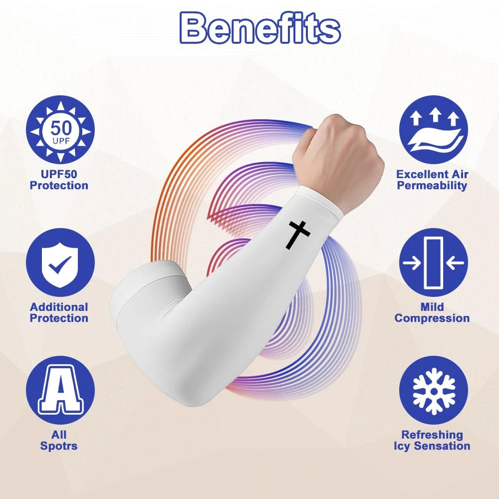 Christian Arm Cooling Sleeve for Sports