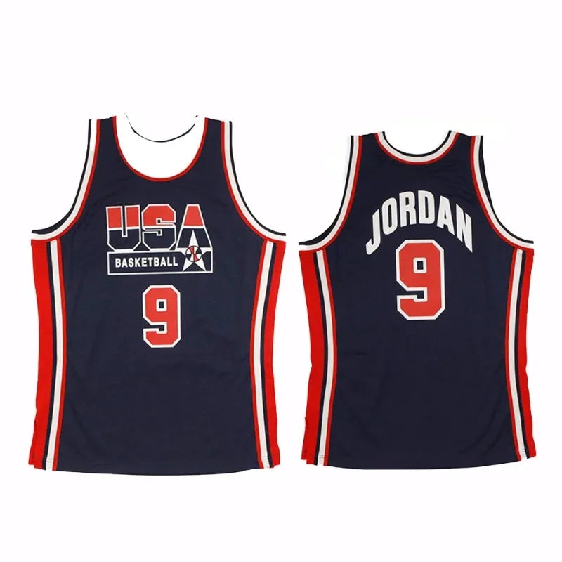 USA Basketball Jersey T-Shirt – Men’s Summer Sleeveless Basketball Top