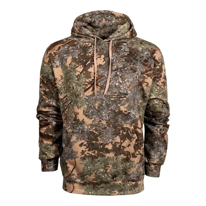 Deer Hunting Camo Graphic Hoodie for Men