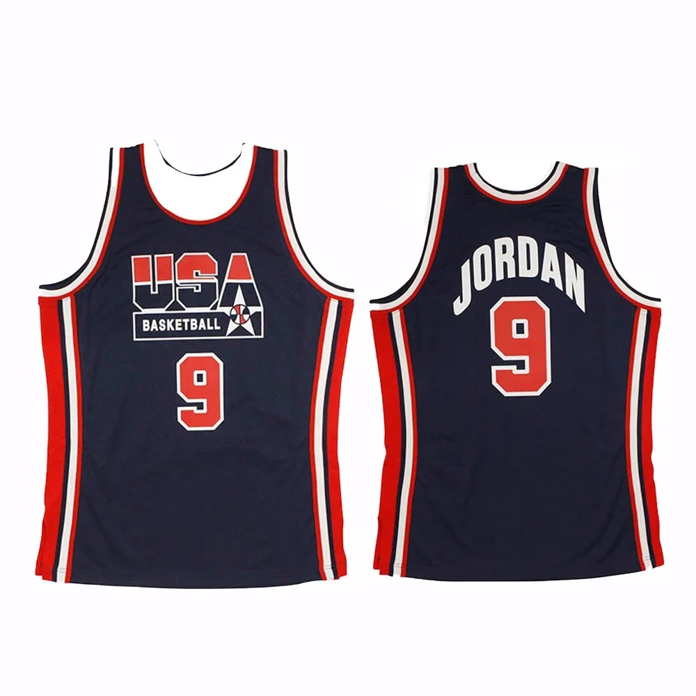 USA Basketball Jersey T-Shirt – Men’s Summer Sleeveless Basketball Top