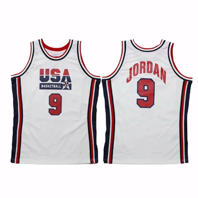 USA Basketball Jersey T-Shirt – Men’s Summer Sleeveless Basketball Top