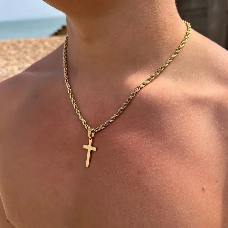 New Stainless Steel Cross Pendant