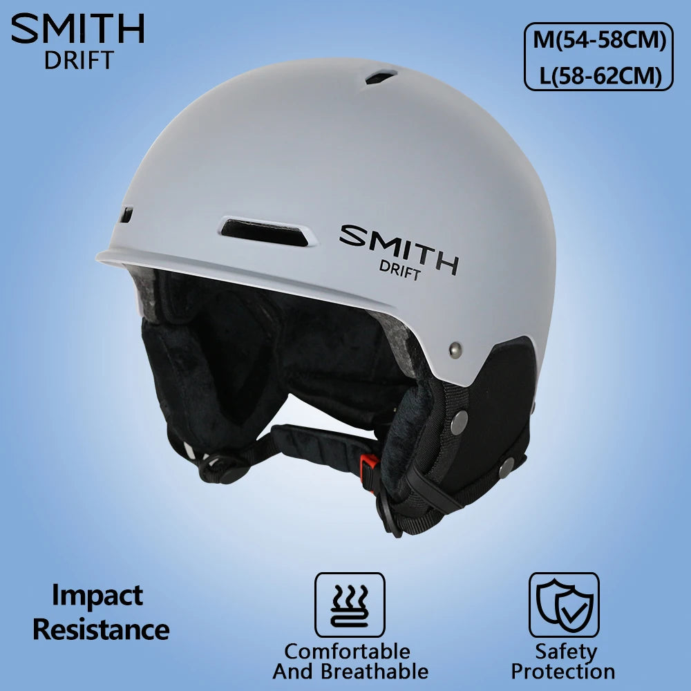 SMITH DRIFT Ski Helmet – Lightweight & Shockproof
