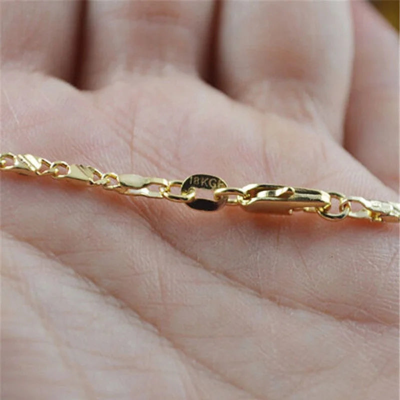 Gold Color Filled Necklace for Women & Men