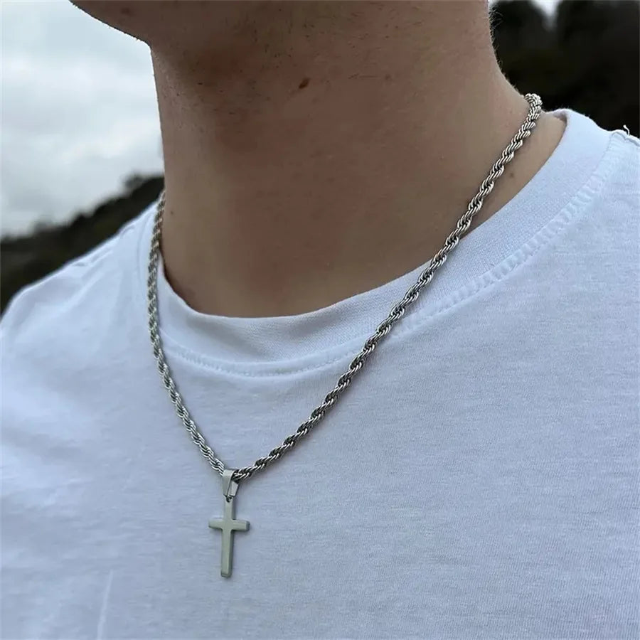 New Stainless Steel Cross Pendant