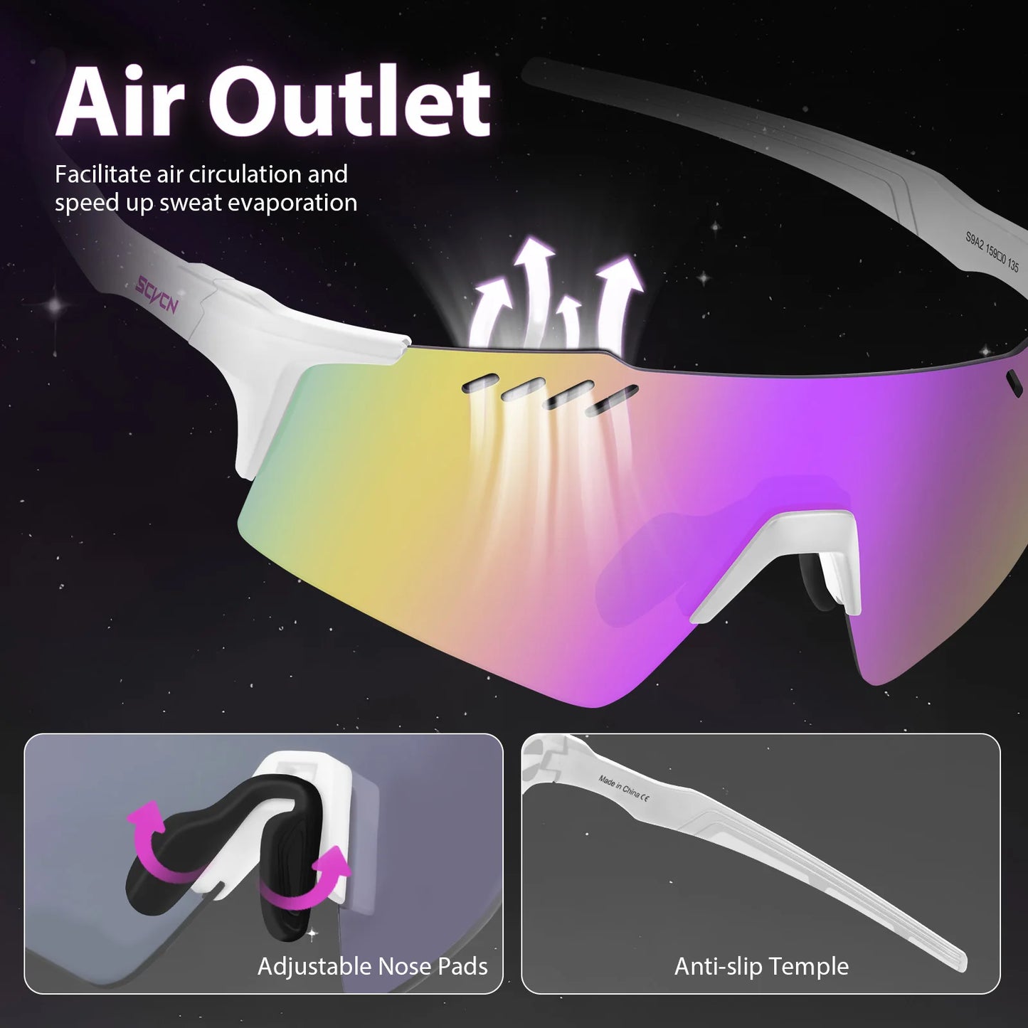 Outdoor Running Sunglasses for Men and Women