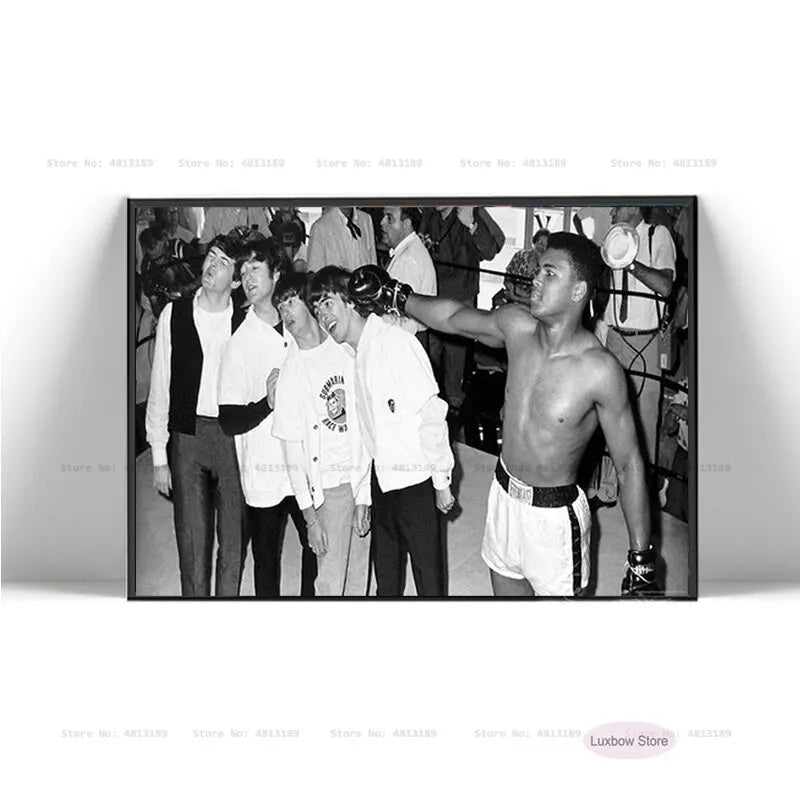 Muhammad Ali Inspirational Boxing Legend Canvas Art Poster