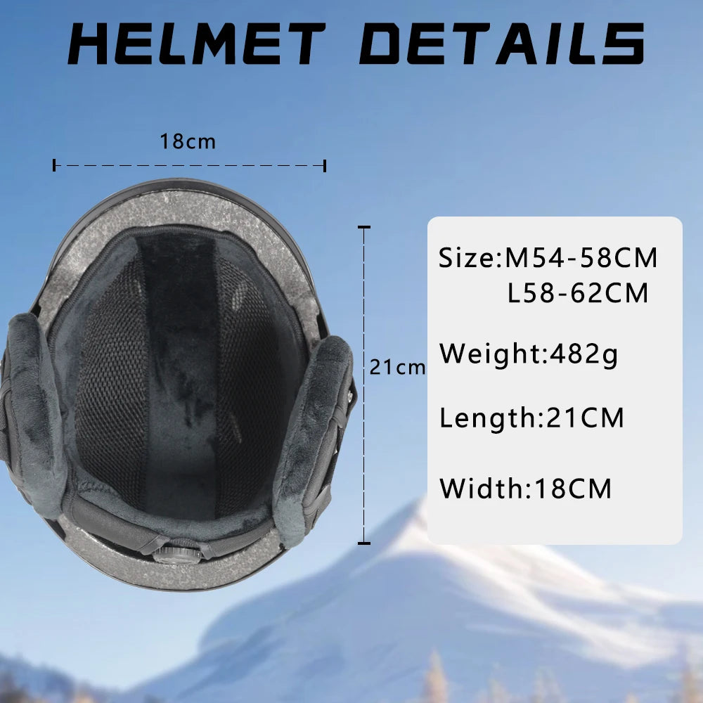 SMITH DRIFT Ski Helmet – Lightweight & Shockproof