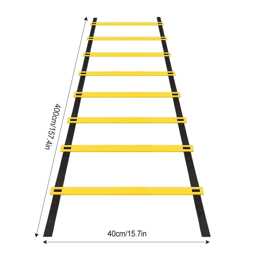 Agility Speed Ladder with Nylon Straps and Marking Discs