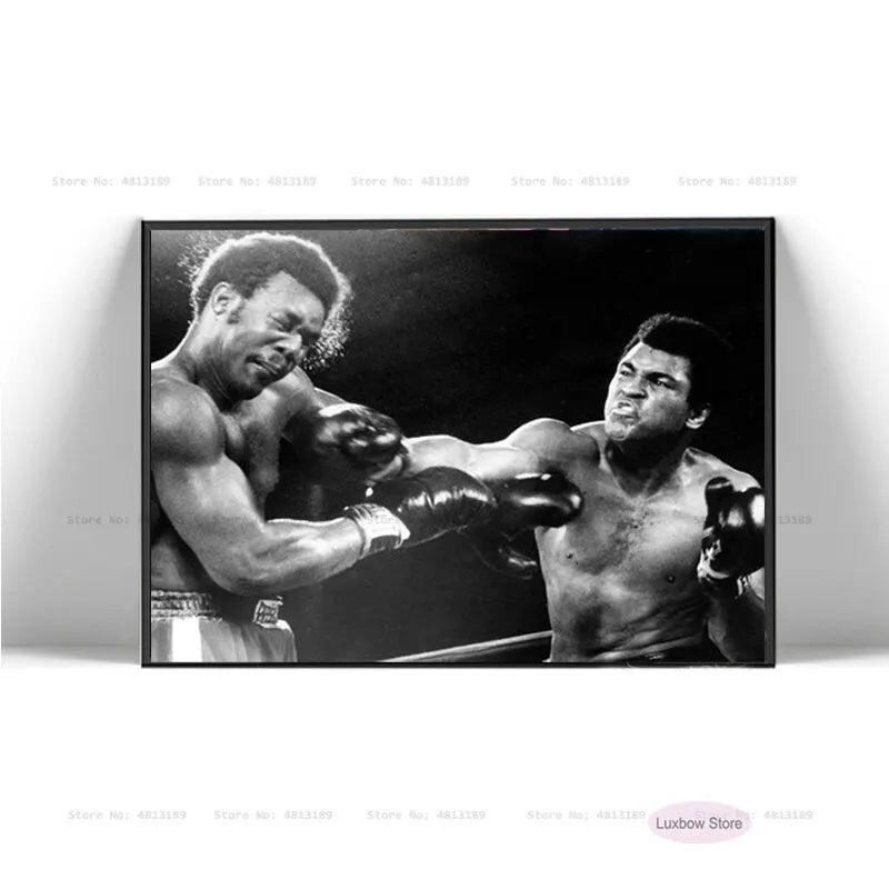Muhammad Ali Inspirational Boxing Legend Canvas Art Poster