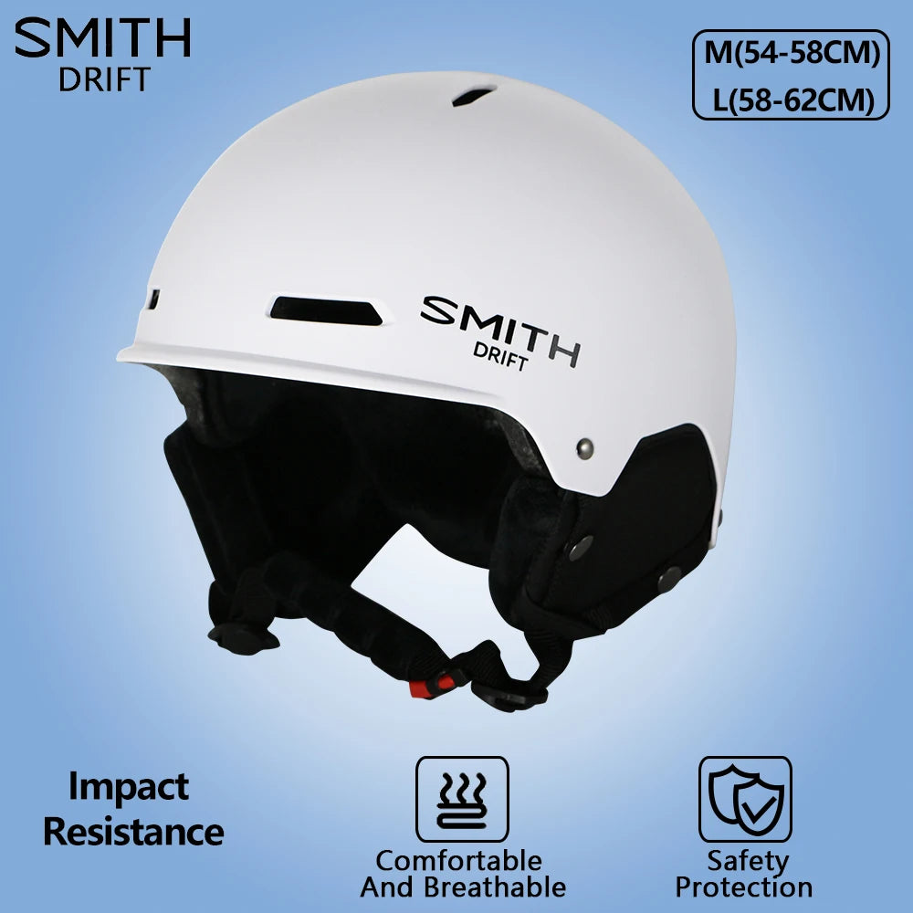 SMITH DRIFT Ski Helmet – Lightweight & Shockproof