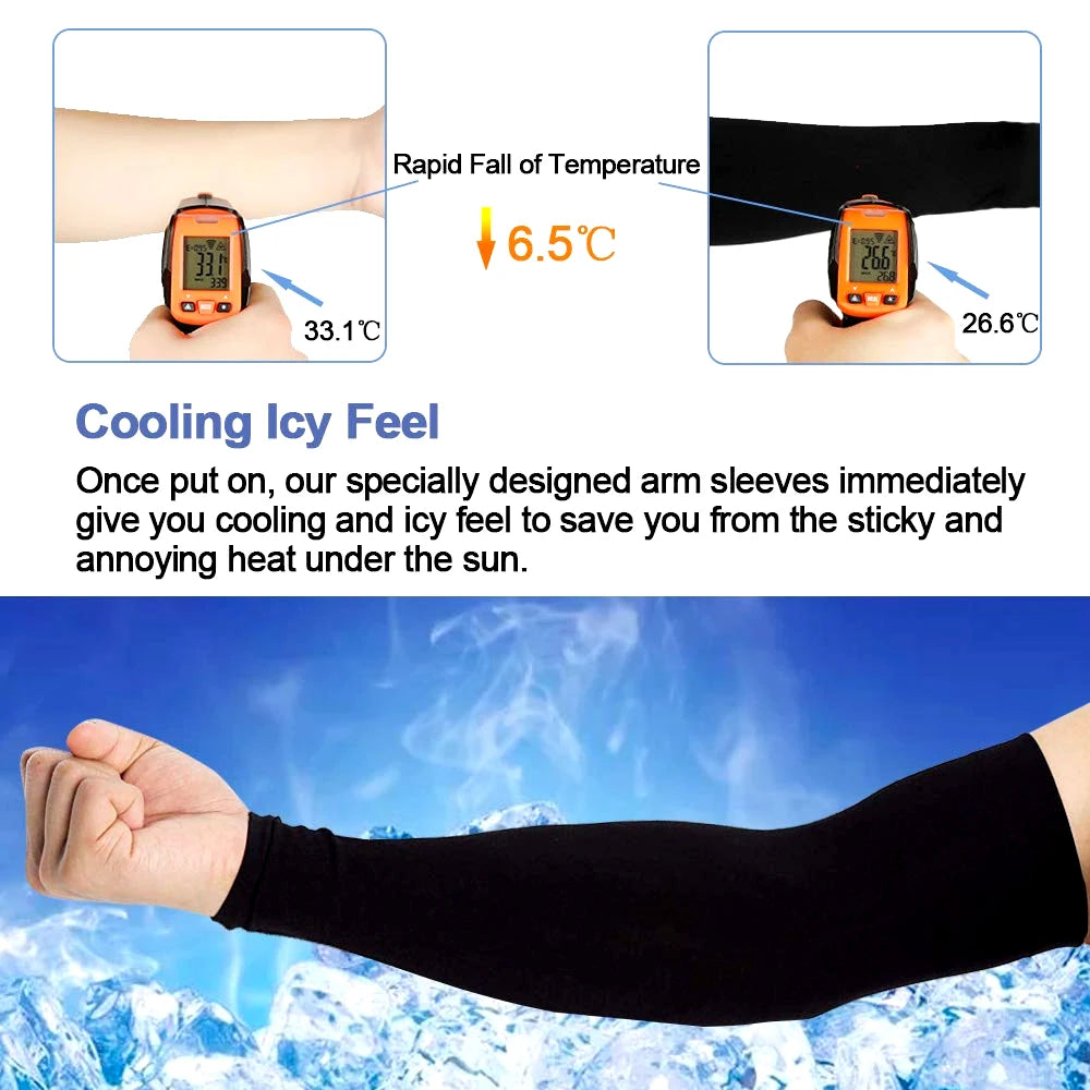 UV Protection Arm Sleeves for Men & Women