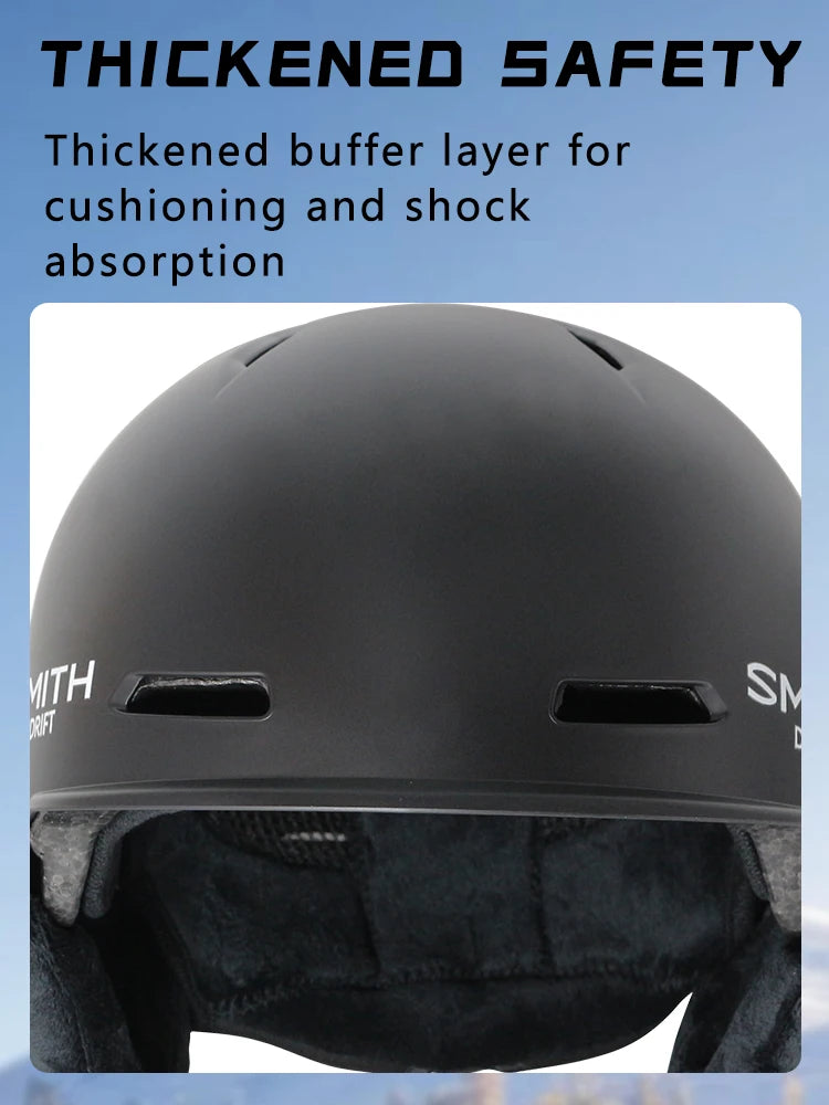 SMITH DRIFT Ski Helmet – Lightweight & Shockproof