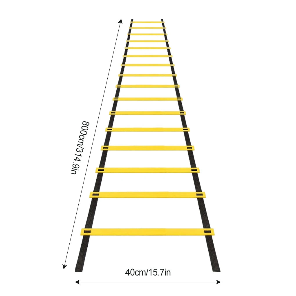 Agility Speed Ladder with Nylon Straps and Marking Discs