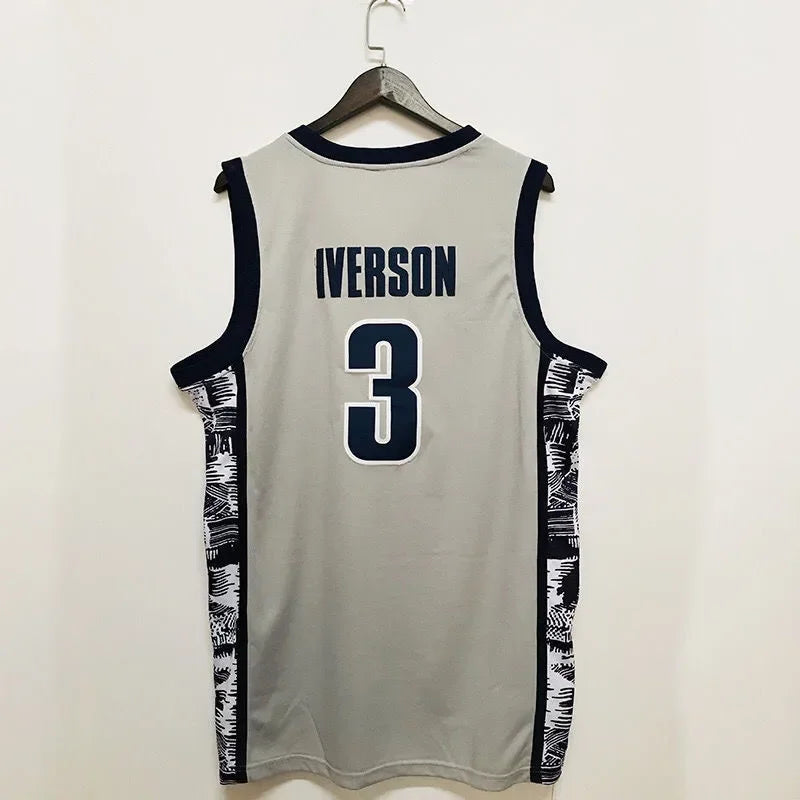 Basketball Jersey Shirt for Men – #3 Iverson Georgetown