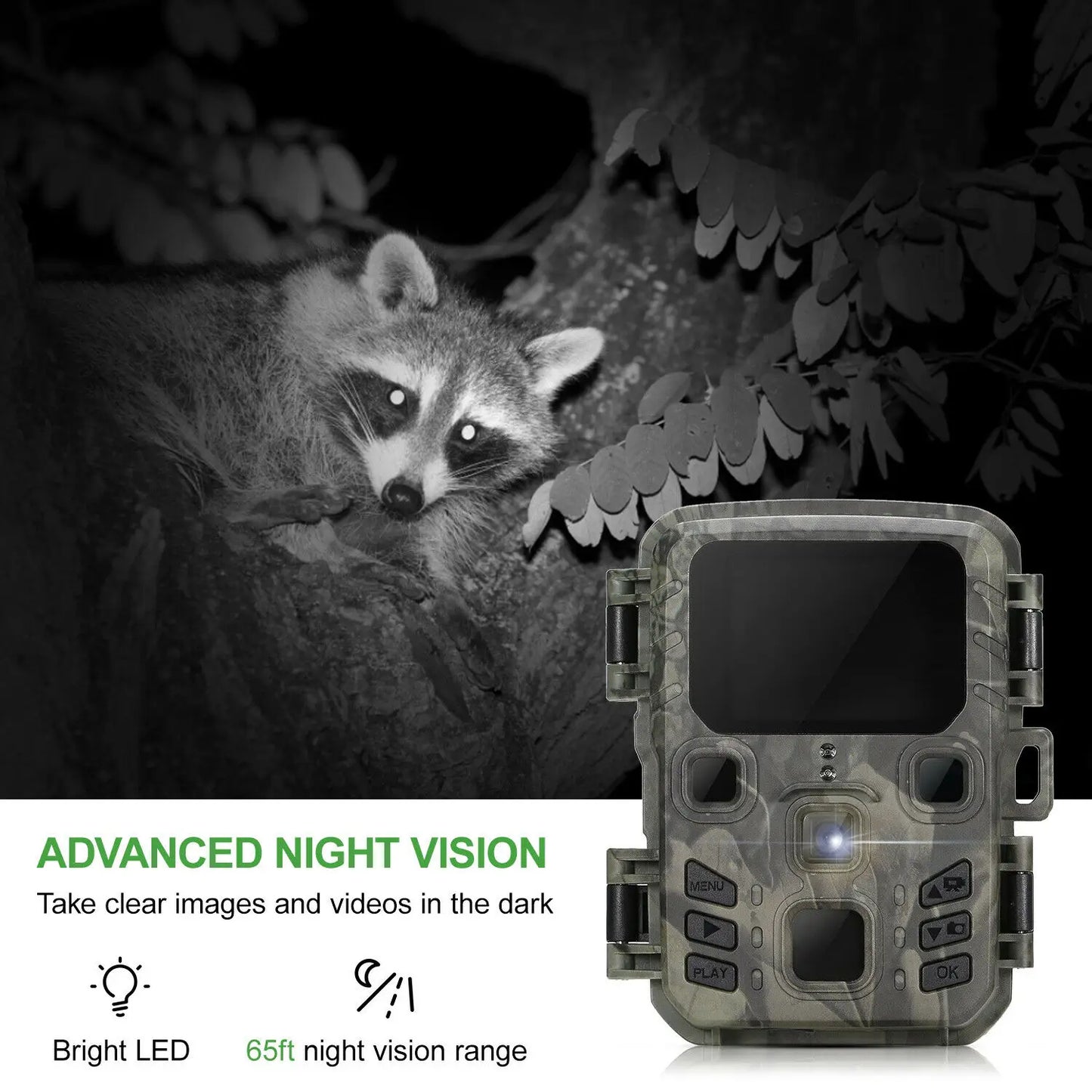 Hunting Wild Trail Camera – High-Resolution Wildlife Camera