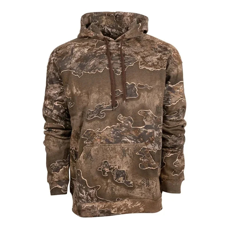 Deer Hunting Camo Graphic Hoodie for Men