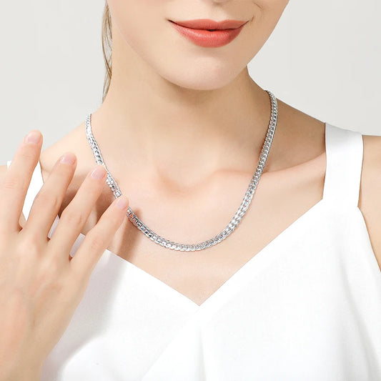 Silver Jewelry Necklace for Women & Men