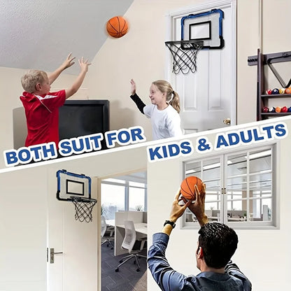 Indoor Mini Basketball Hoop – Over Door with Balls