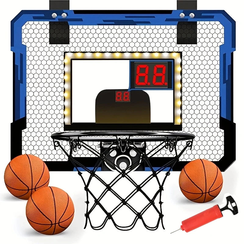 Indoor Mini Basketball Hoop – Over Door with Balls