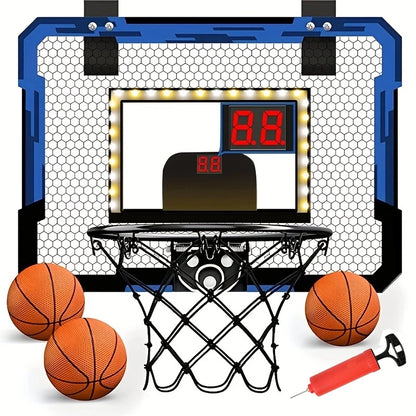 Indoor Mini Basketball Hoop – Over Door with Balls