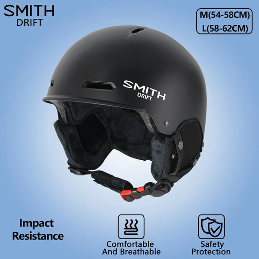SMITH DRIFT Ski Helmet – Lightweight & Shockproof