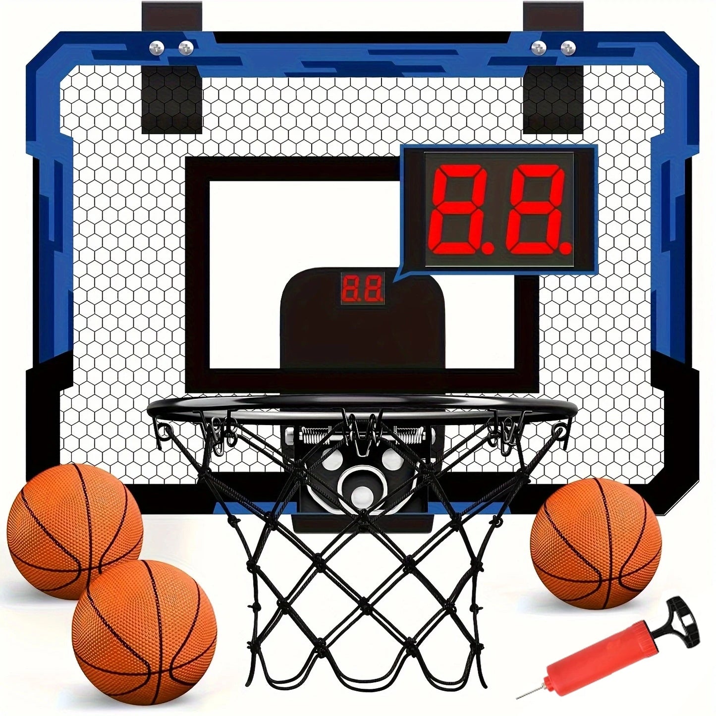 Indoor Mini Basketball Hoop – Over Door with Balls