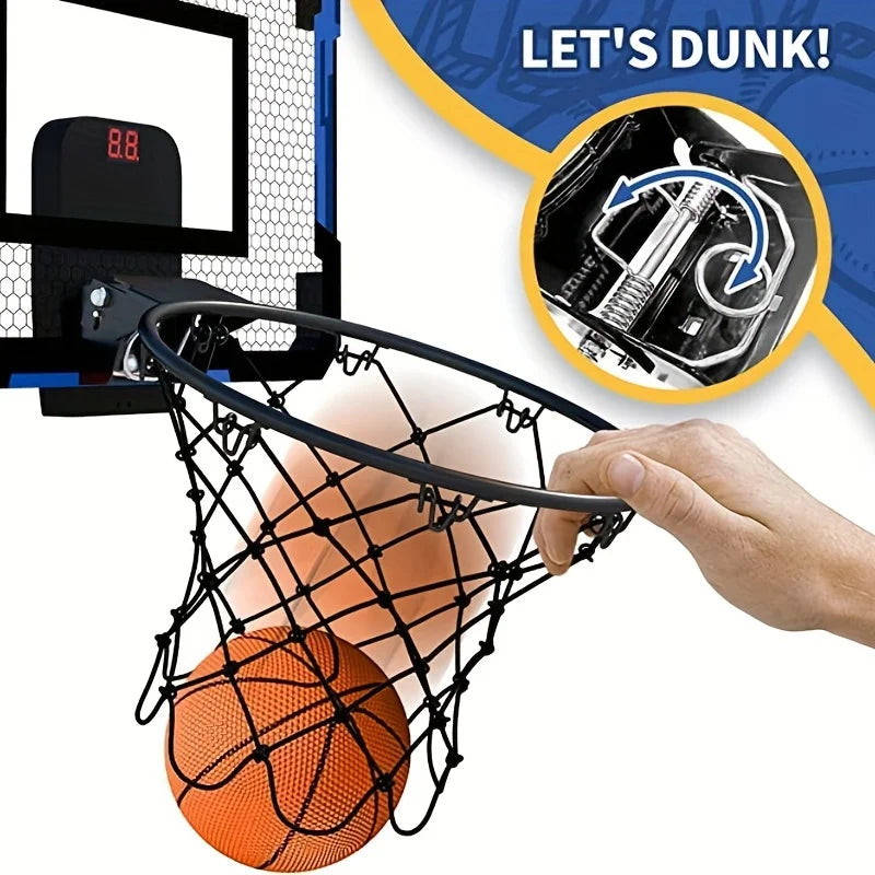 Indoor Mini Basketball Hoop – Over Door with Balls