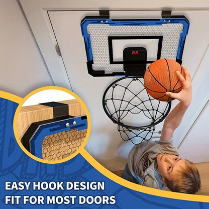 Indoor Mini Basketball Hoop – Over Door with Balls