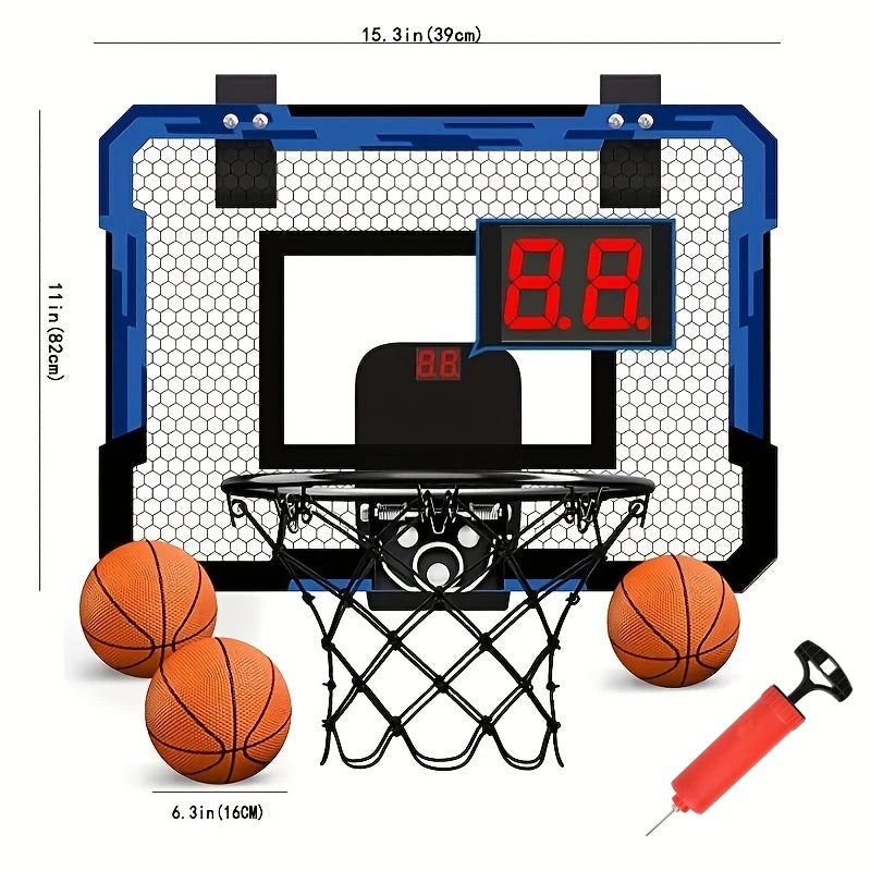 Indoor Mini Basketball Hoop – Over Door with Balls