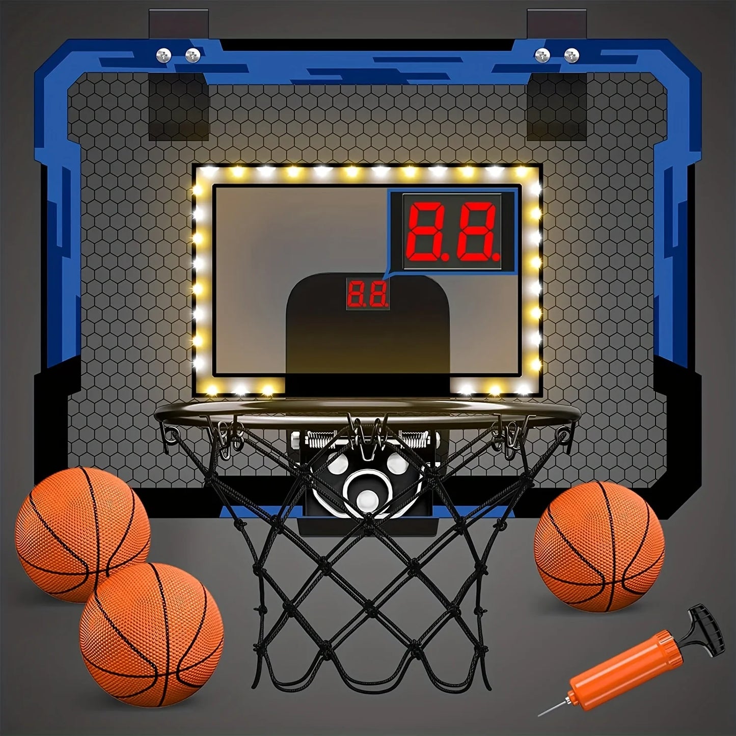 Indoor Mini Basketball Hoop – Over Door with Balls