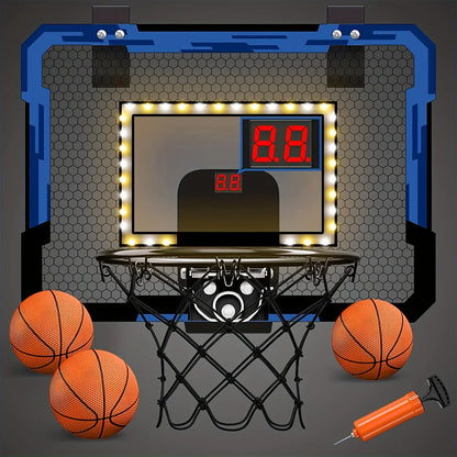 Indoor Mini Basketball Hoop – Over Door with Balls