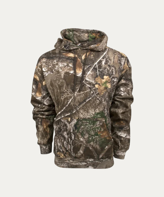 Deer Hunting Camo Graphic Hoodie for Men