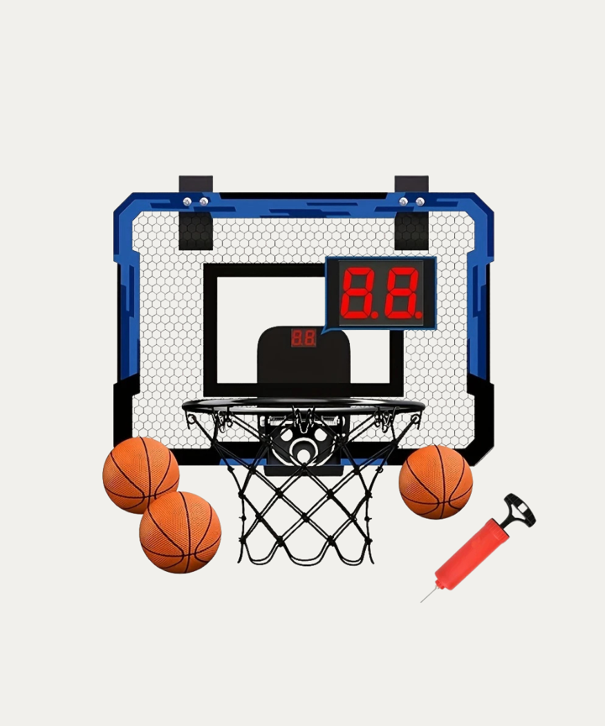 Indoor Mini Basketball Hoop – Over Door with Balls